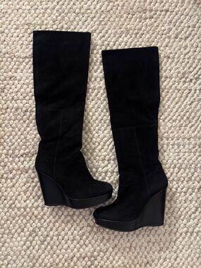 Stuart Weitzman Knee High Wedges